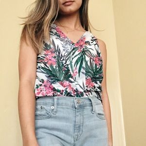 GAP Tropical Tank Blouse